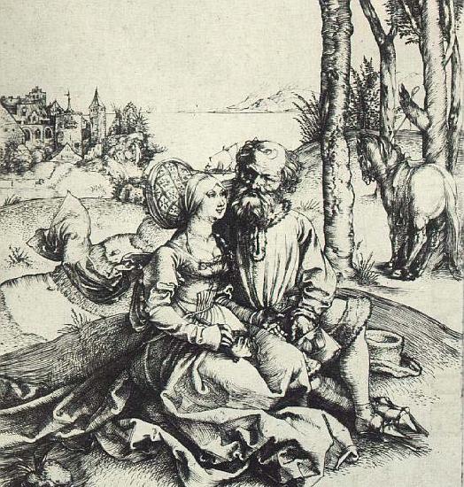 The Ill-Assorted Couple or the Offer of Love, Albrecht Durer